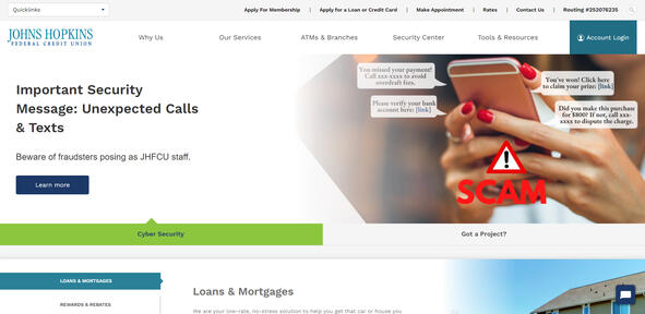 John Hopkins Federal Credit Union John Hopkins Federal Credit Union